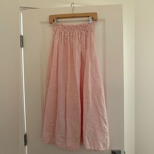 Beachwood Baby linen maxi skirt
